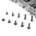 720pcs Stainless Steel M3 Button Flat Socket Head Screws Set Hex Socket Cap Screw Bolt