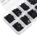 800Pcs M3 Carbon Steel Flat Head Screw Countersunk Hex Socket Cap Bolt for RC Model